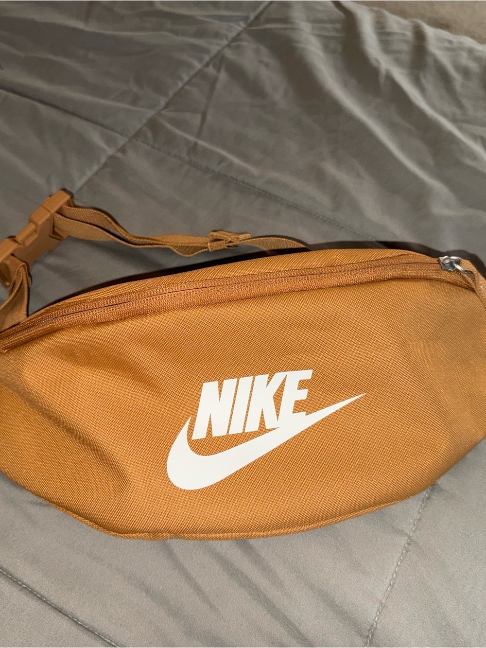 Nike warm brown belt bag NWT